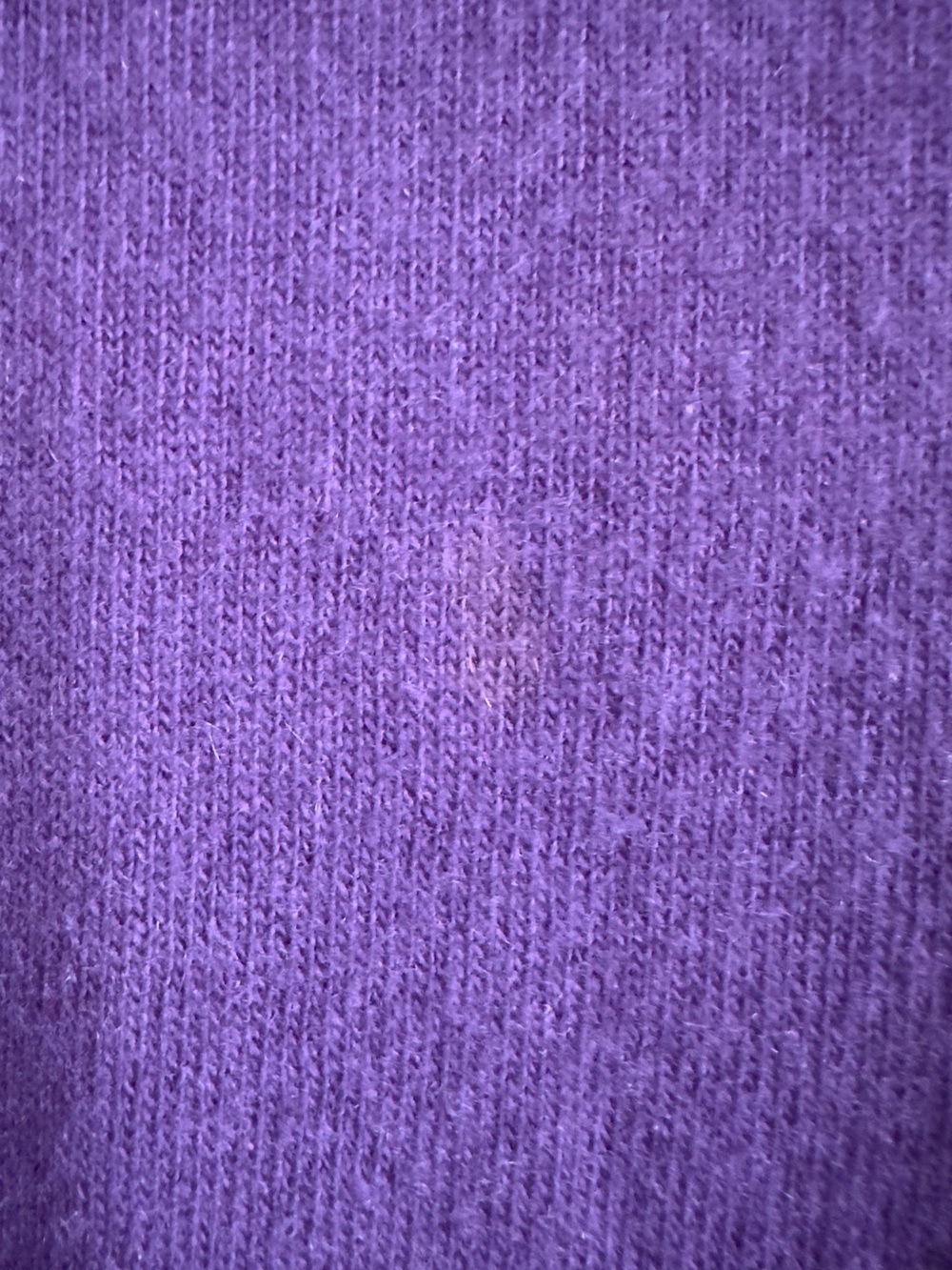 100% Cashmere Vintage Turtleneck Sweater in Grape Purple - Picture 7 of 7